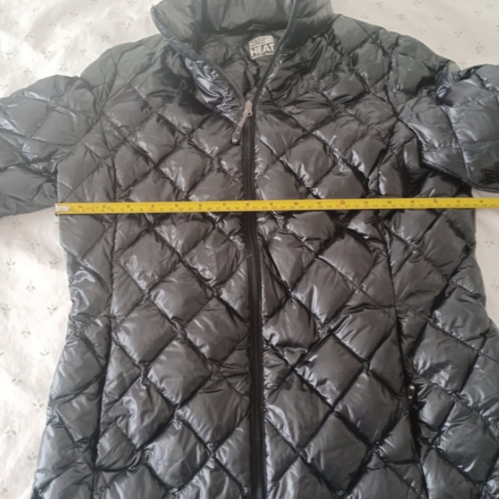 32 Degree Light Weight Puffer Puffy Jacket Women M Down Filled Packable Black - Picture 11 of 12